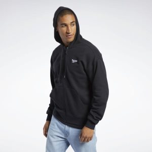 Reebok Classic Vector Kapuzenpullover Herren - Schwarz - DE 716-TEP